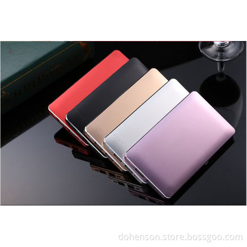 high quality aluminum 8000mAh power bank